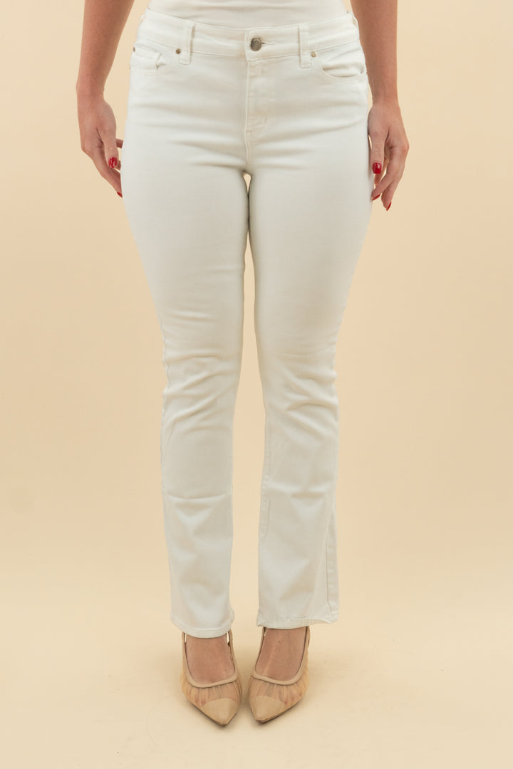 chico's white bootcut jean (xs; retail $119)