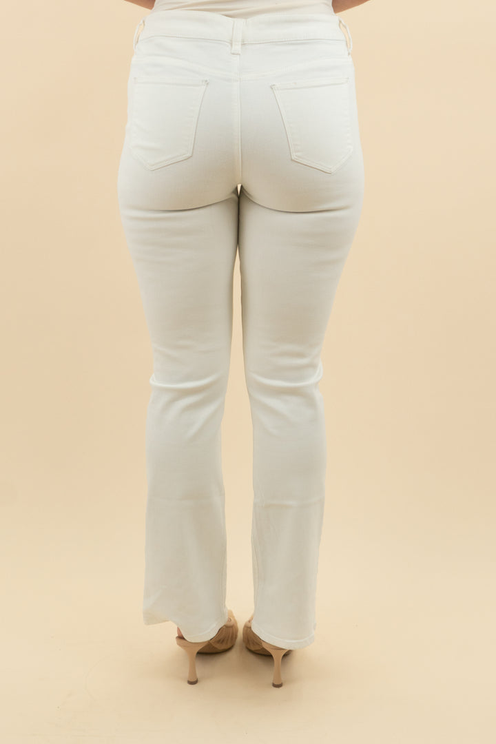 chico's white bootcut jean (xs; retail $119)
