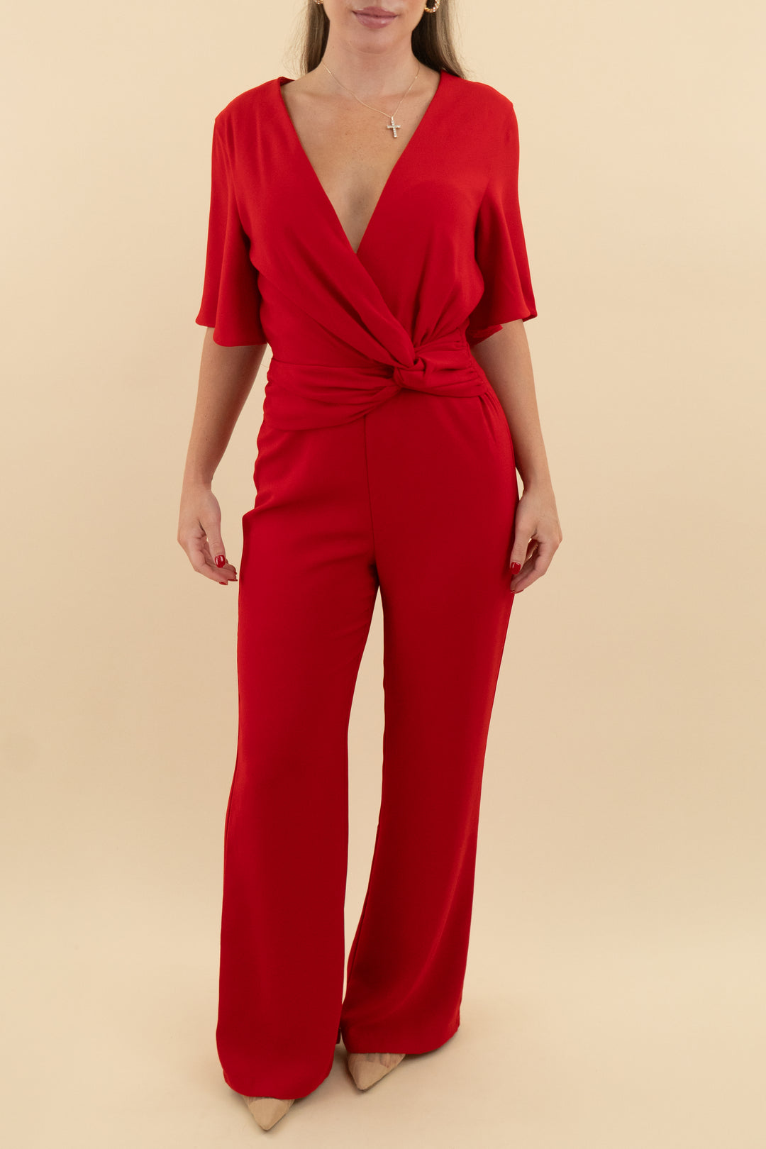 Harlyn Red Jumpsuit (s; retail $160)
