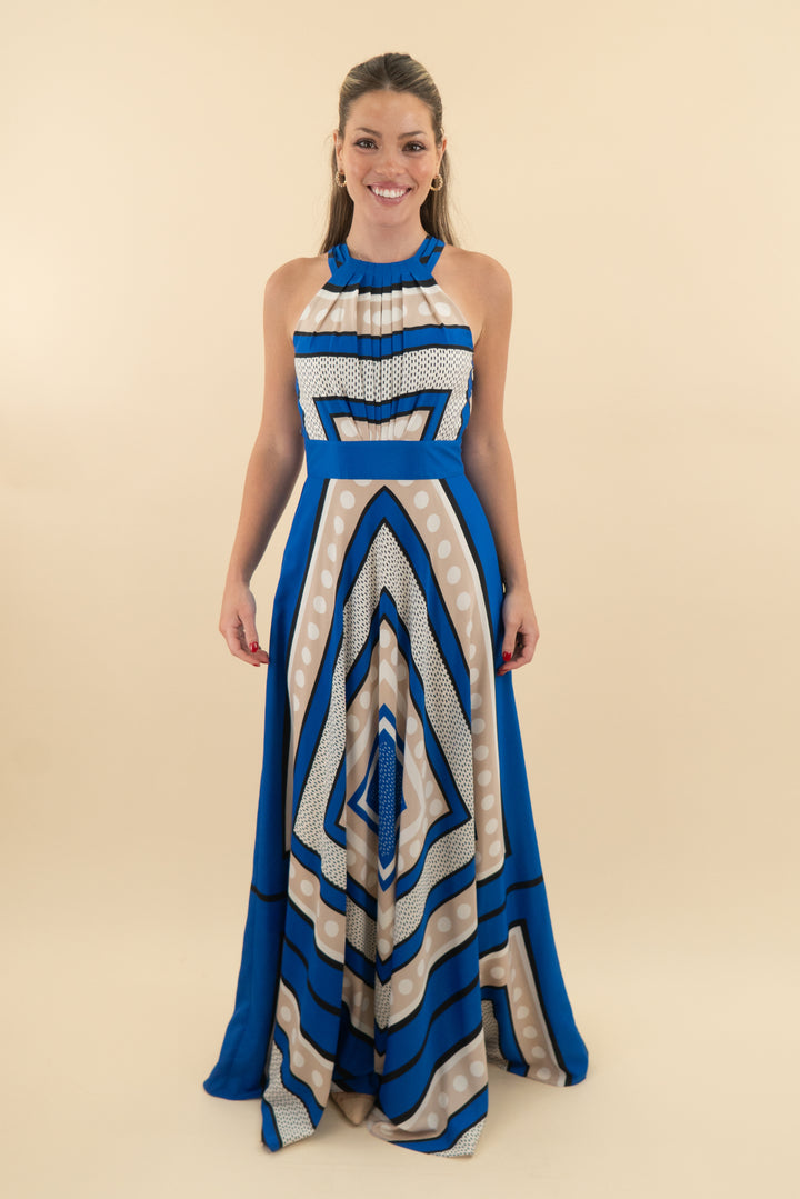 Eliza J Blue Shape Maxi Dress (2; retail $139)