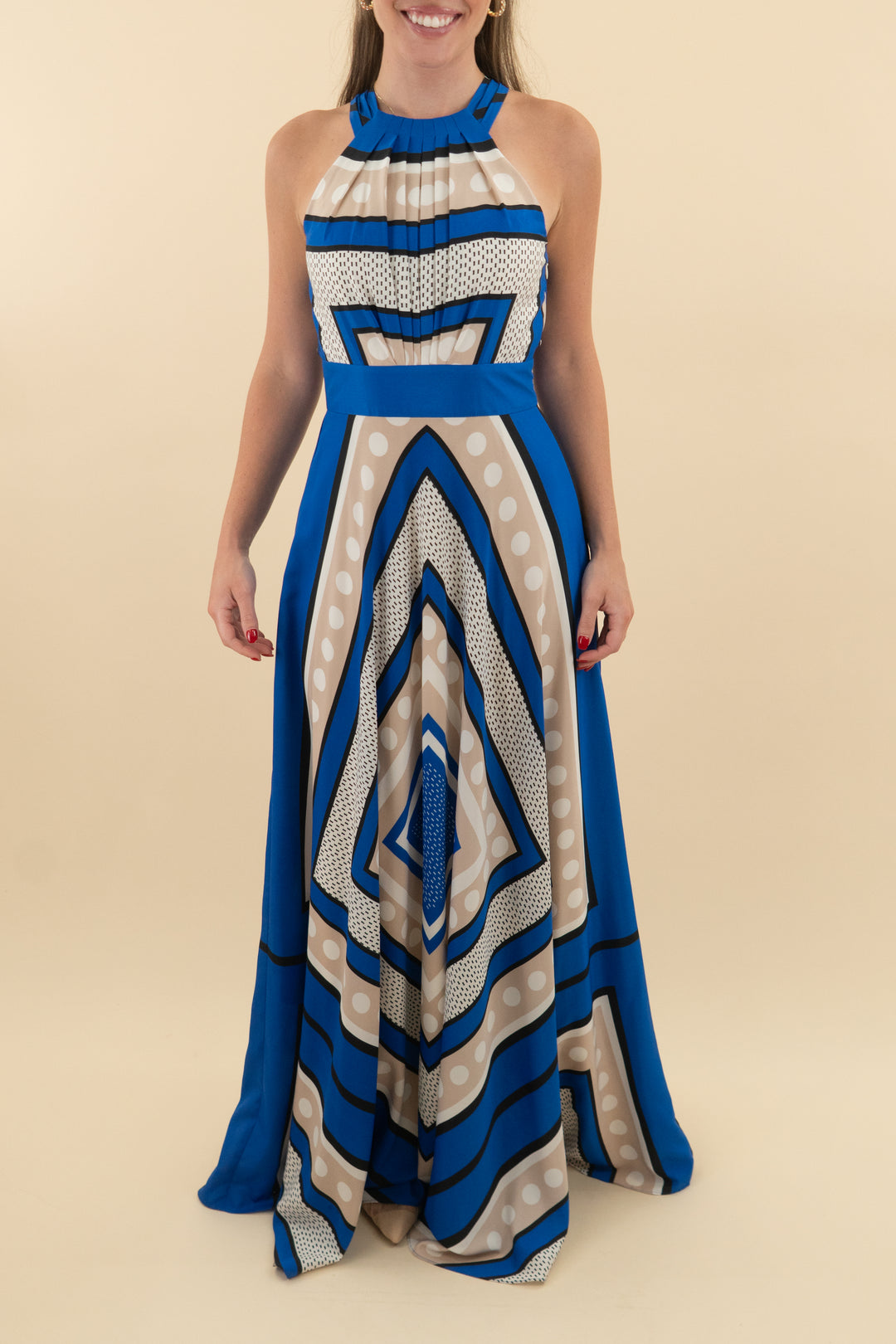 Eliza J Blue Shape Maxi Dress (2; retail $139)