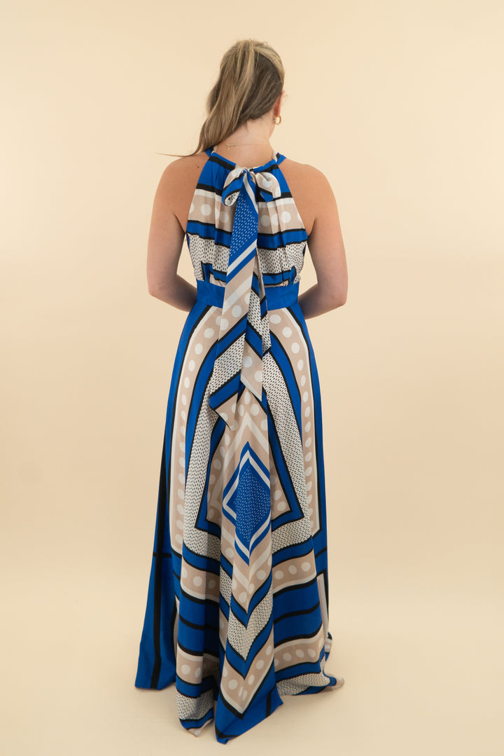 Eliza J Blue Shape Maxi Dress (2; retail $139)