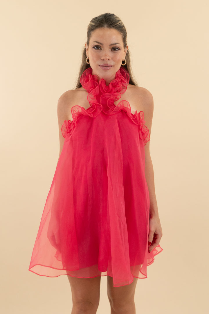 Lover + Friends Pink Tulle Mini Dress (s; retail $230)