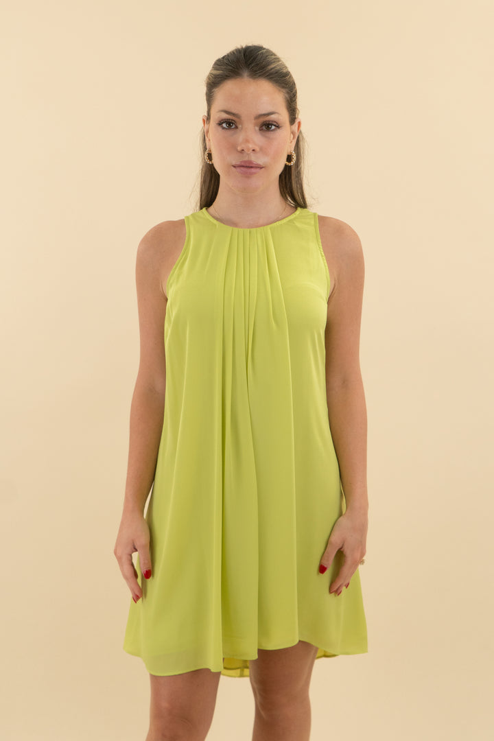 julia jordan neon green mini dress (2; retail $98)