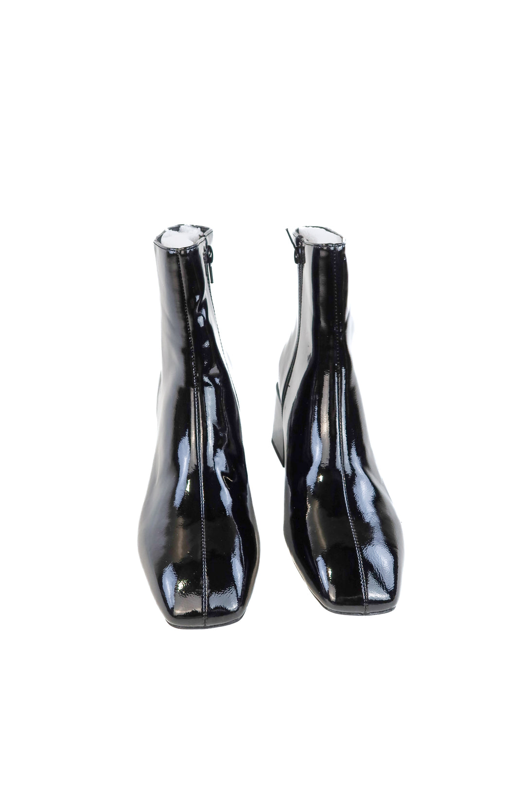 Shu shop black patent booties NWOT (10)