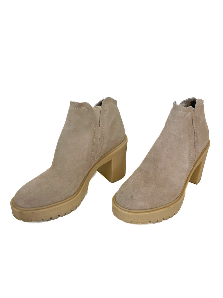 Dolce Vita Tan Platform Boots (8)