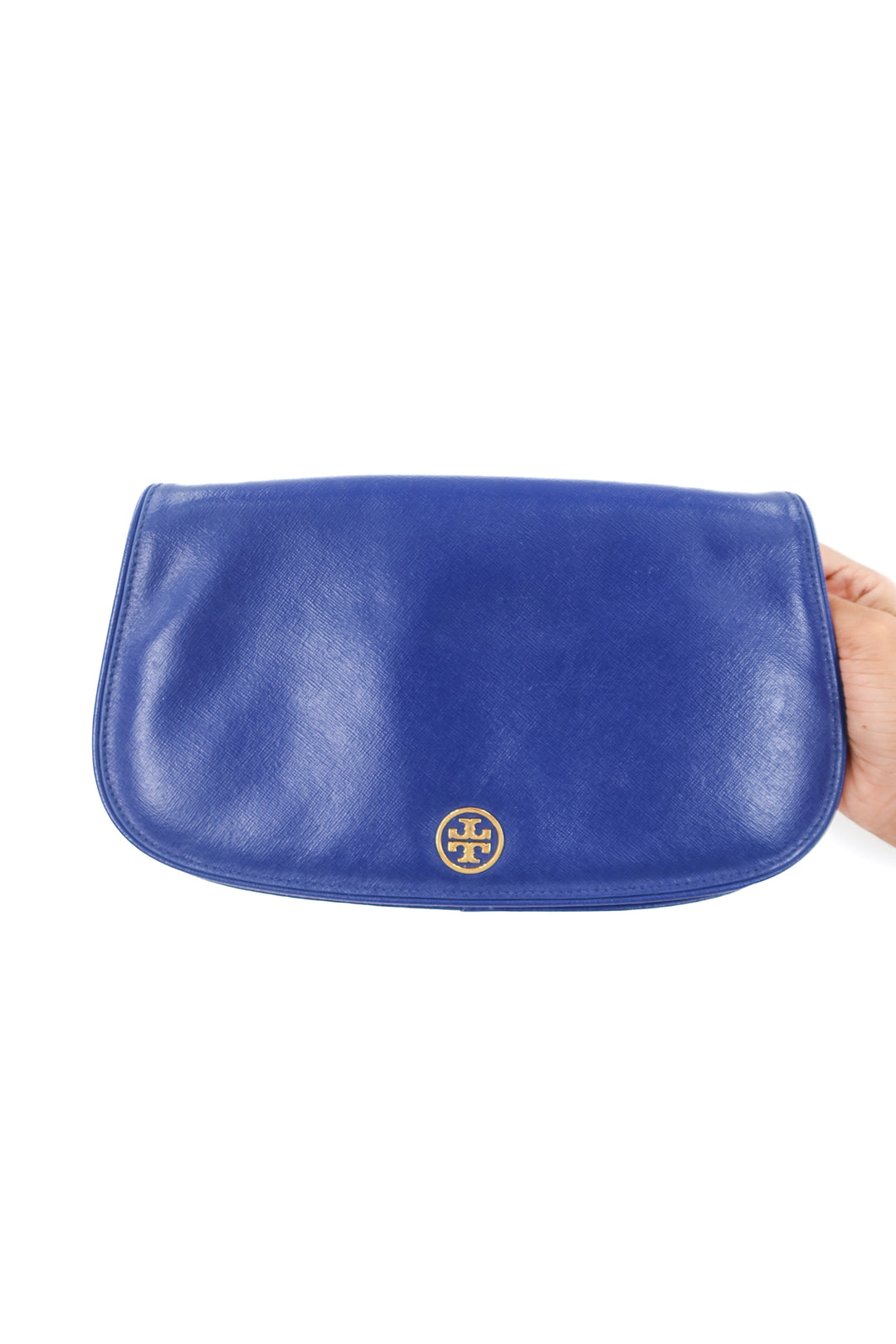 Tory Burch Saffiano Robinson Logo Clutch/ Crossbody