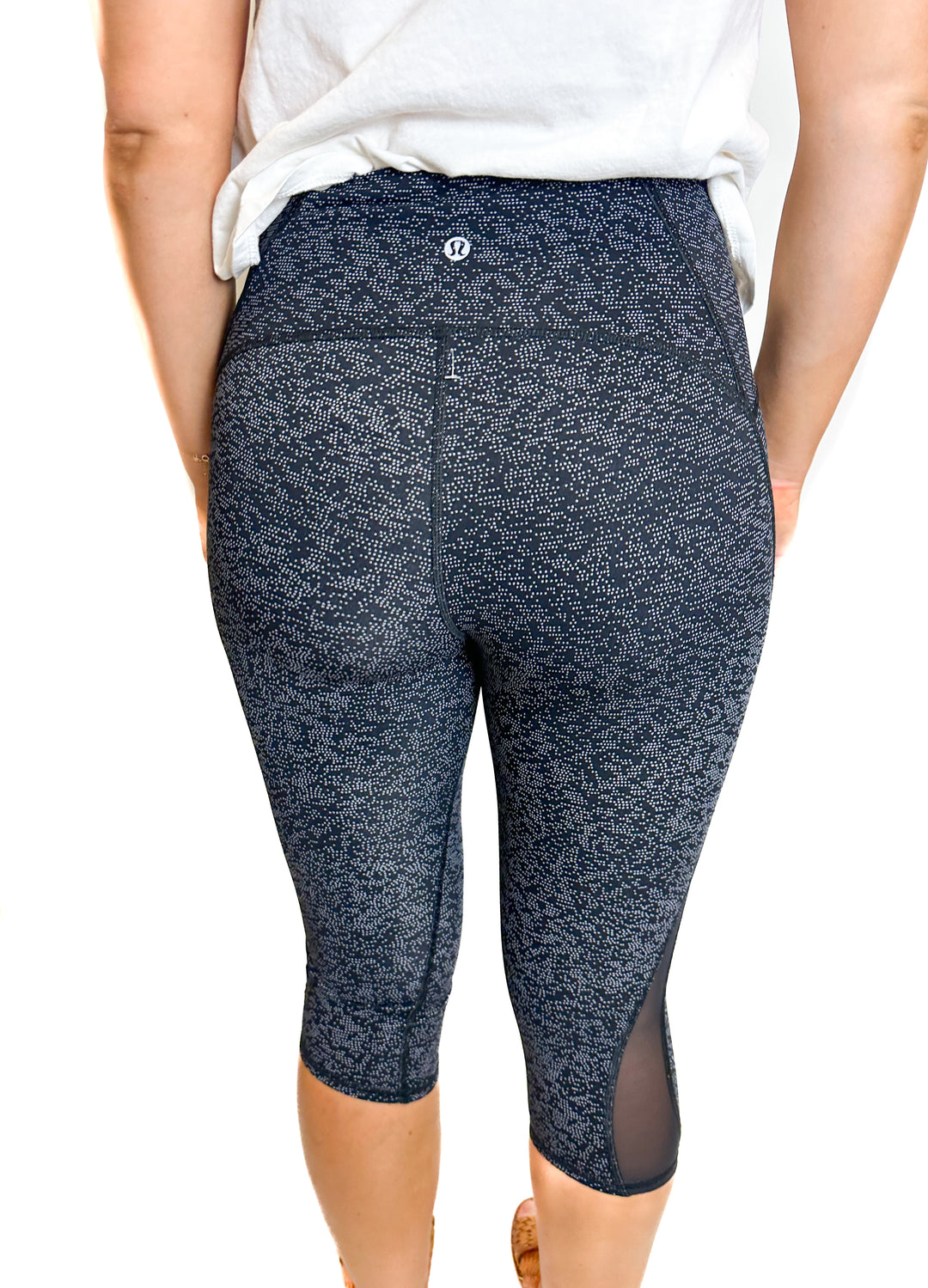 Lululemon Tiny Polka Dot Black and White Leggings (6)