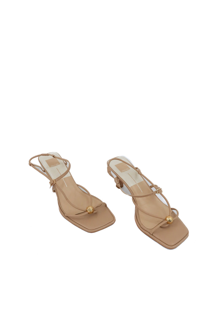 dolce vita nude sling back sandals (10; retail $134)