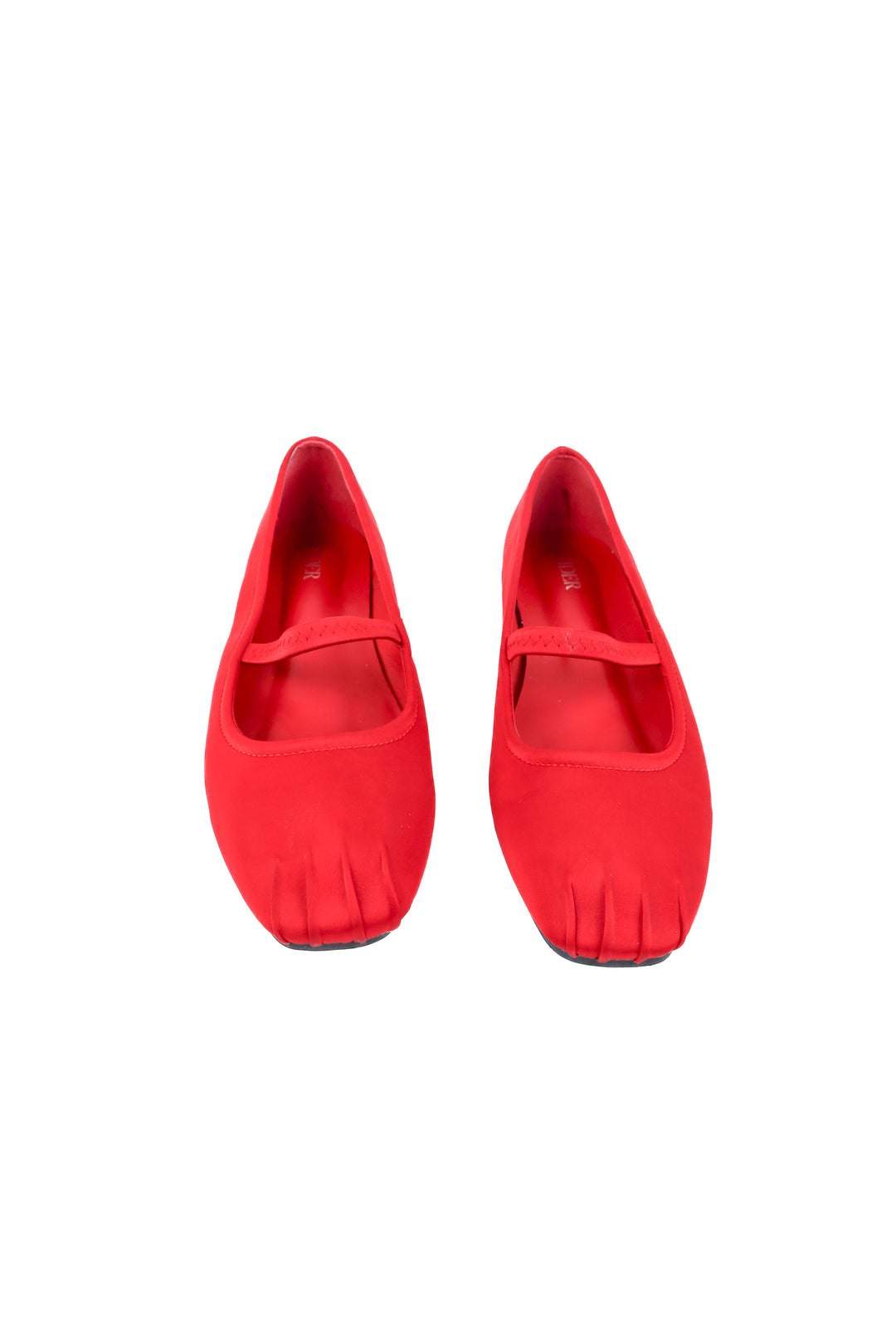 cider red satin ballet flats (40; retail $32.90)