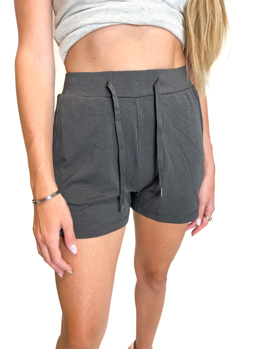 Cozy Earth Gray Shorts (XS)