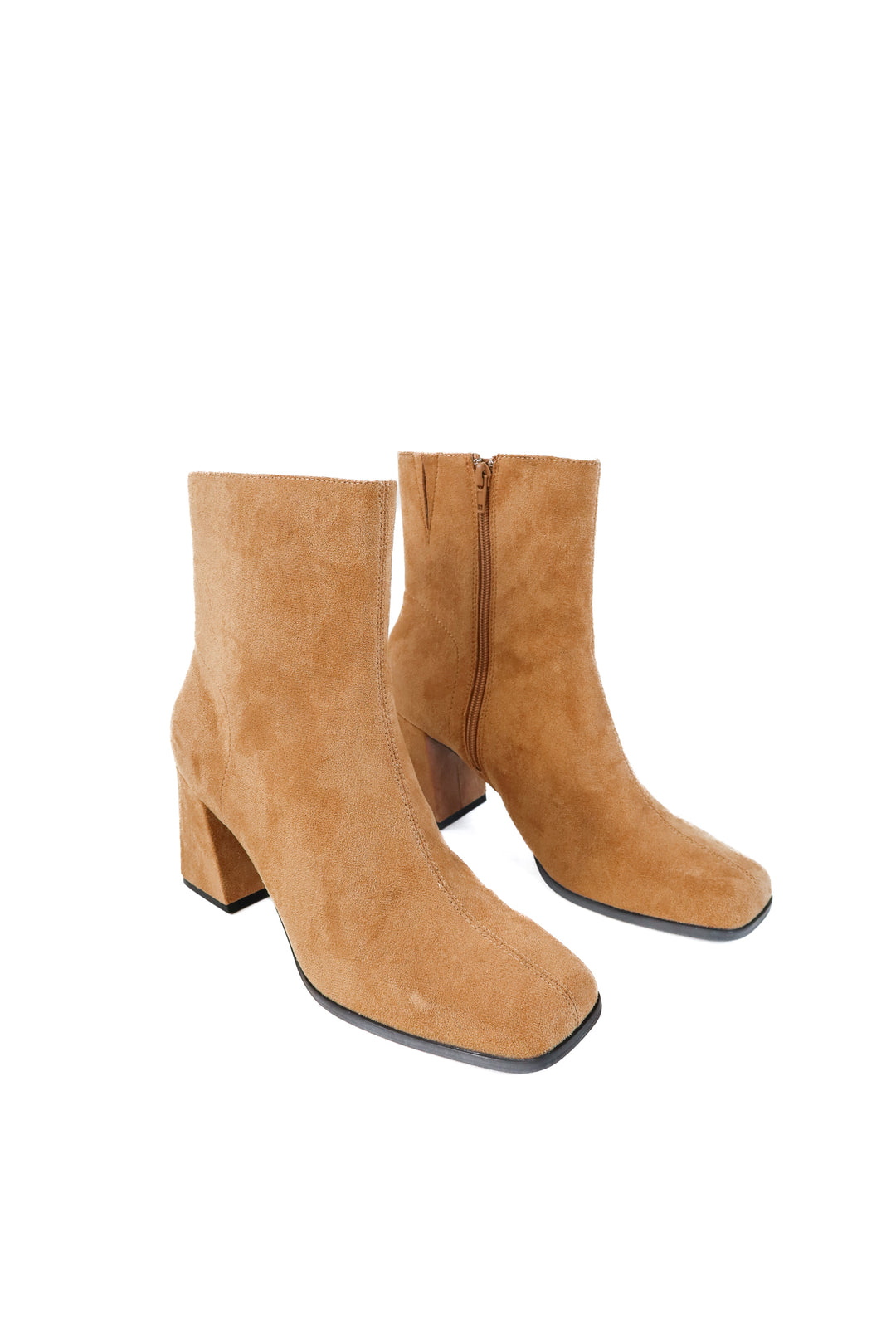 Oasis society tan suede booties NWOT (10; retails for $100)