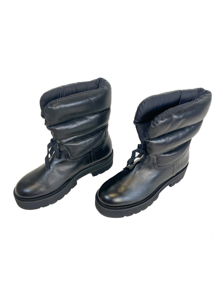 Stuart Weitzman Black UltraLift snow Booties (9)