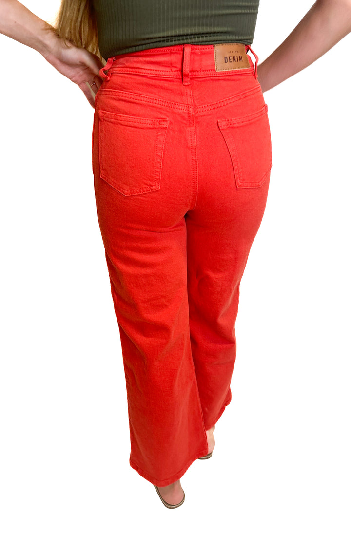 Sezane Le Crop Rouge Jean NWT (24)*