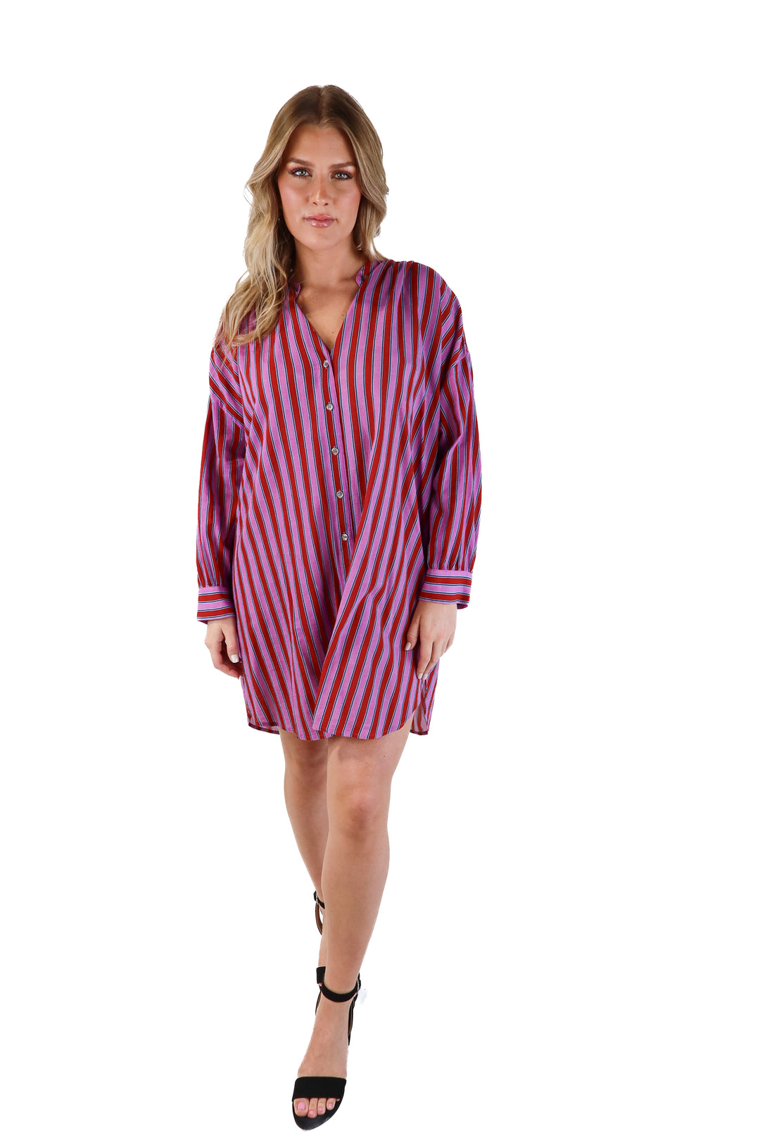 Xirena Striped Shirt Dress (S; retail $310)