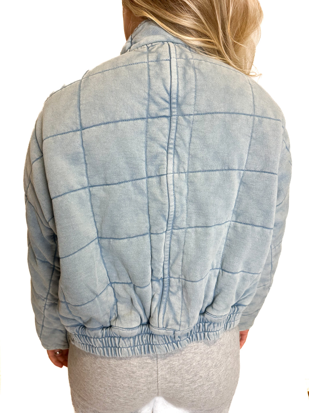Free People Blue Jacket (XS)