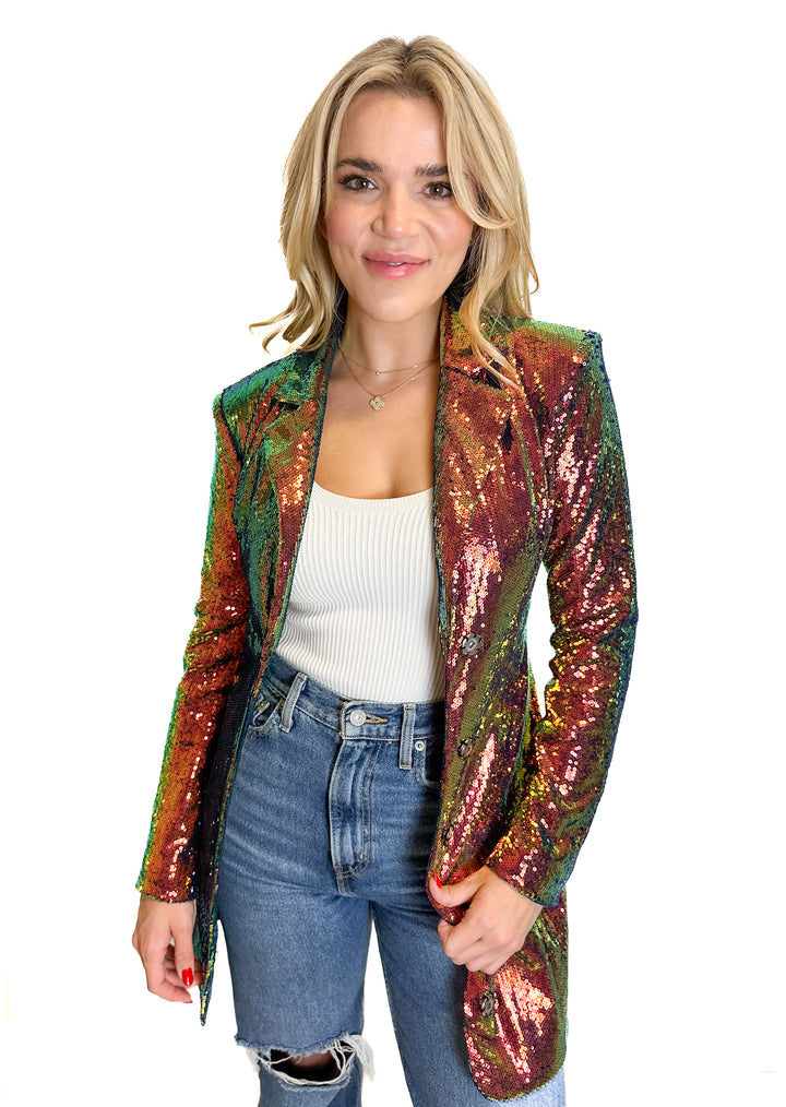 Windsor Sequined Blazer (XS)
