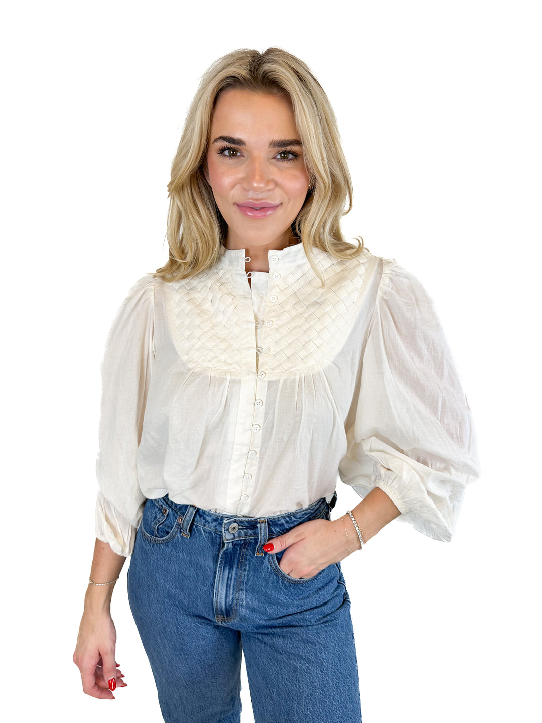 Joe’s Off-White Blouse (XS)