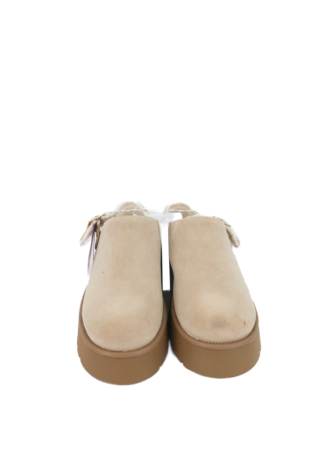 wild fable cream sherpa lined clog mules nwt (10)