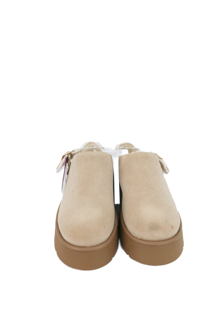 wild fable cream sherpa lined clog mules nwt (10)