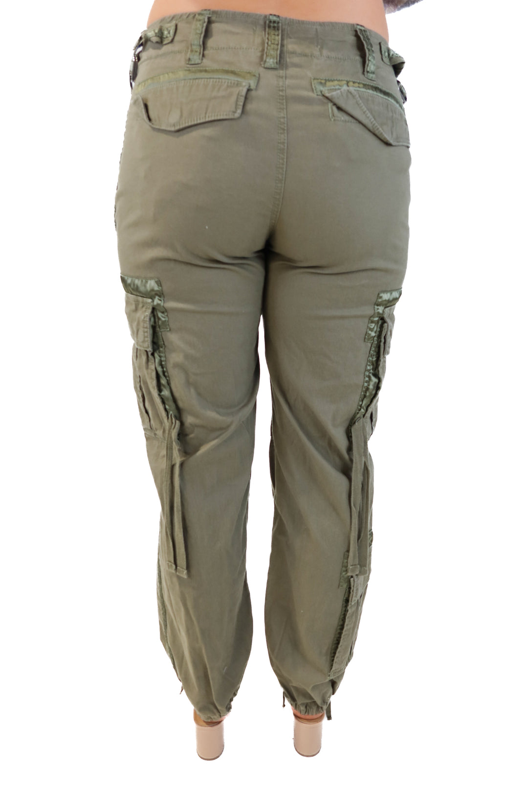 Abercrombie & Fitch green vintage joggers (6r)