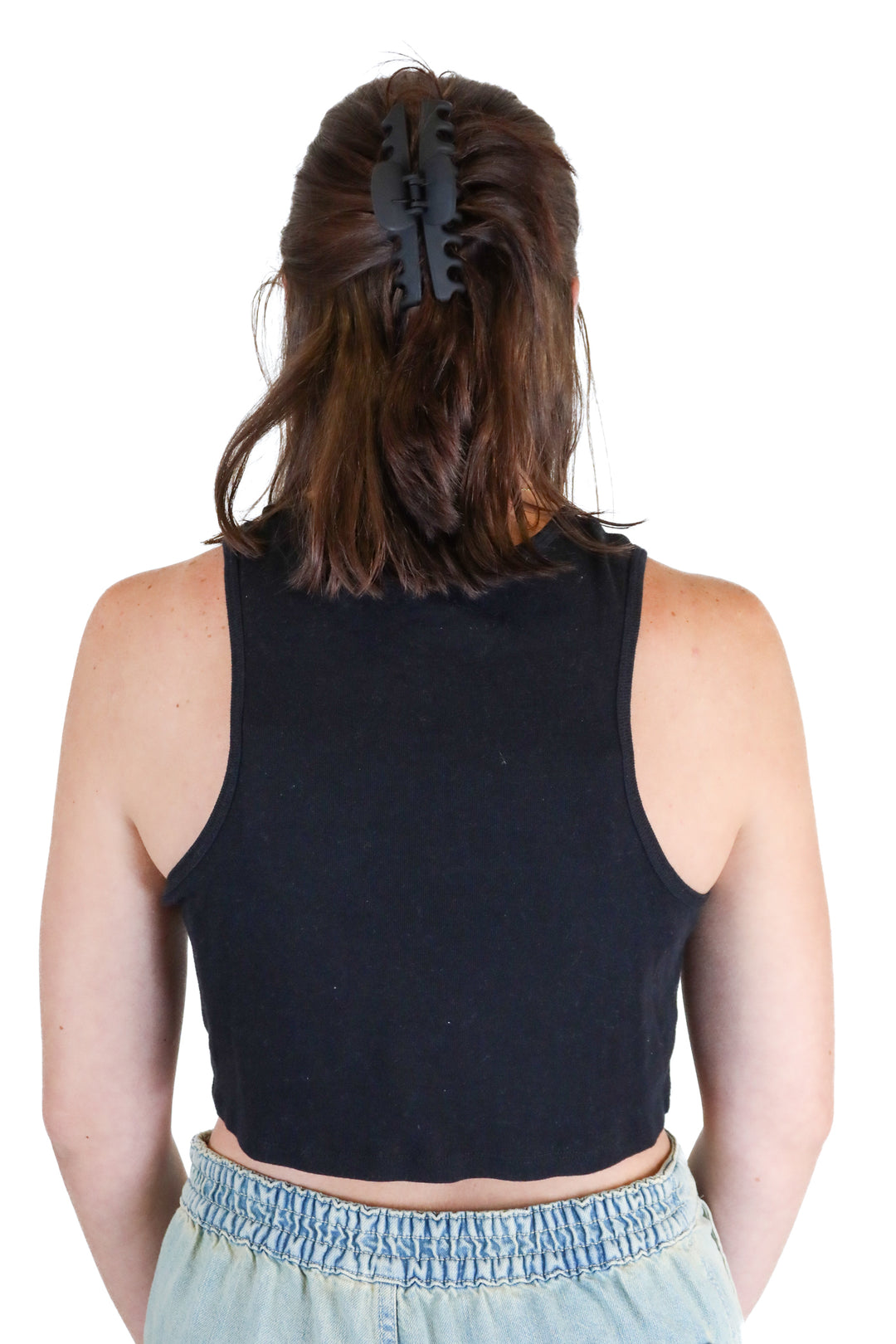 Ford Mustang Black Cropped Tank (M)