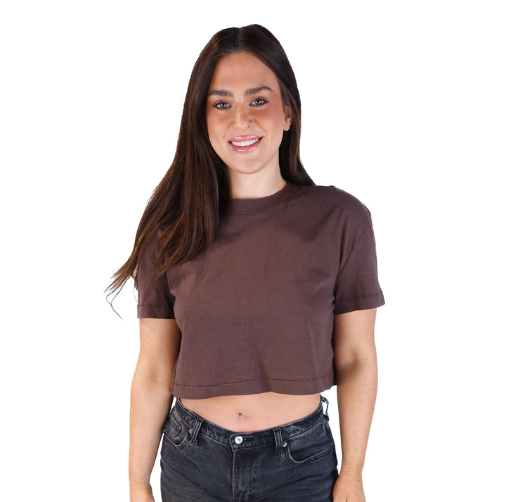 Nuuds brown baby tee (s; retail $58)