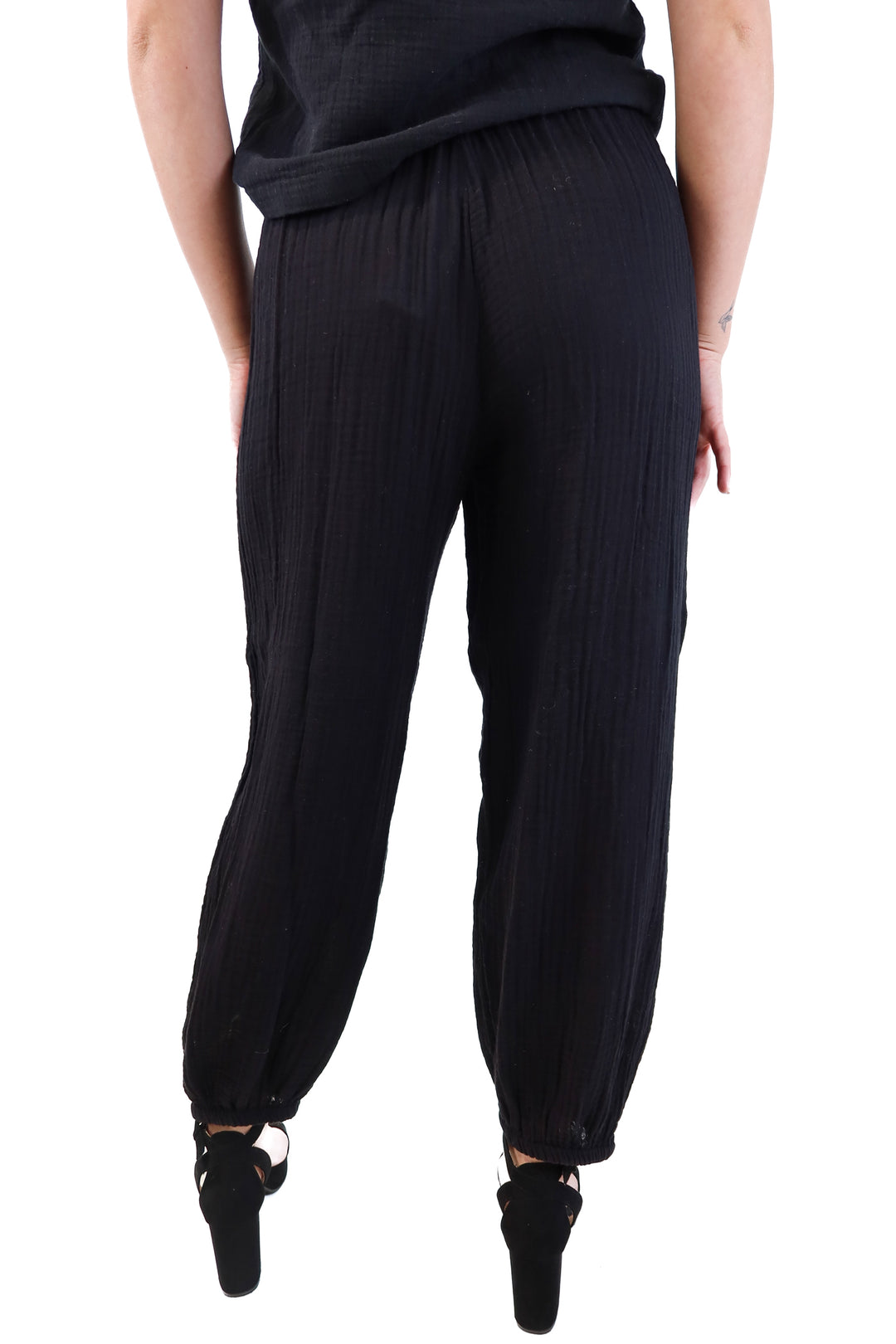 Michael Stars black gauze pants NWT (xs; retails for $138)