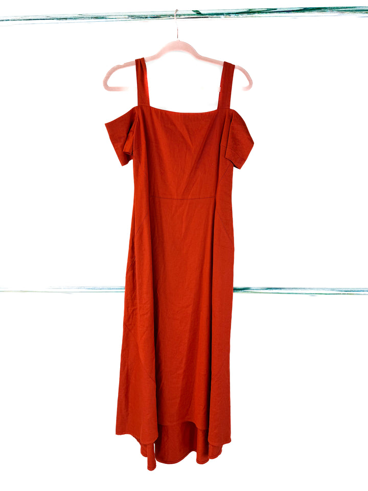 alc rust maxi dress NWT (6; retail $450)