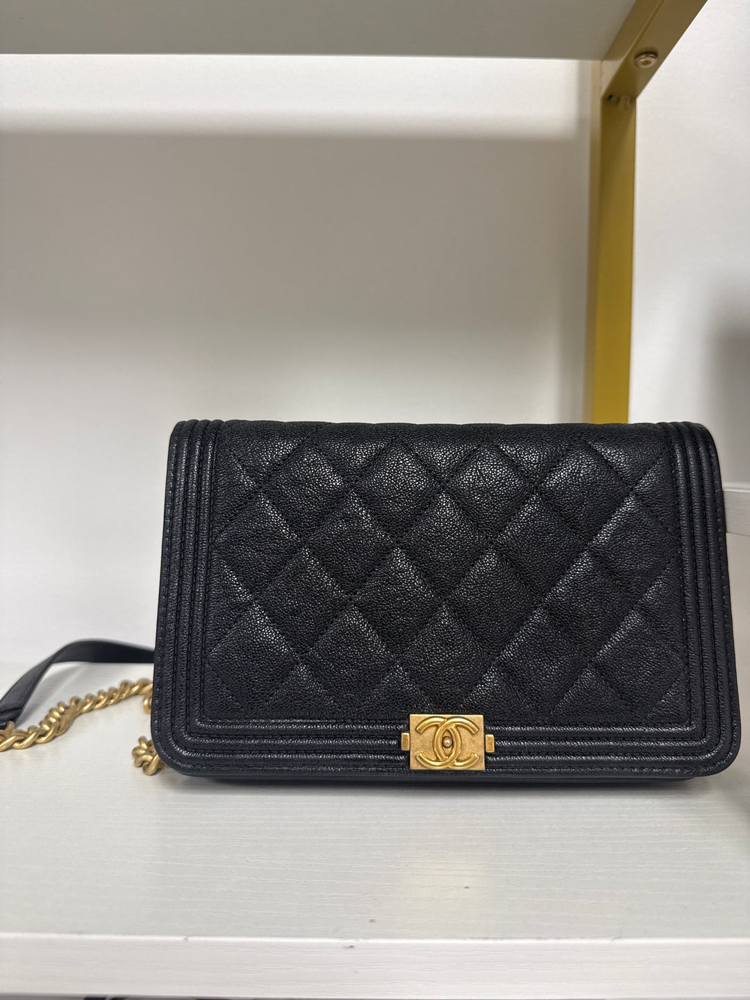 Chanel Black Caviar Wallet on Chain