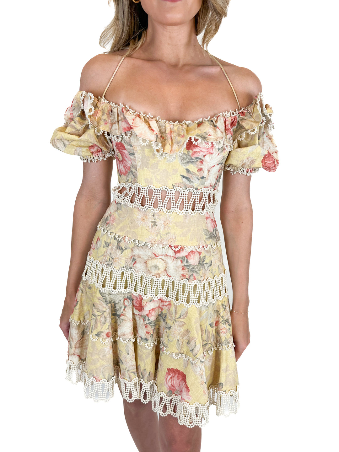 Zimmermann Floral Mini Dress NWT (0; retail $800)