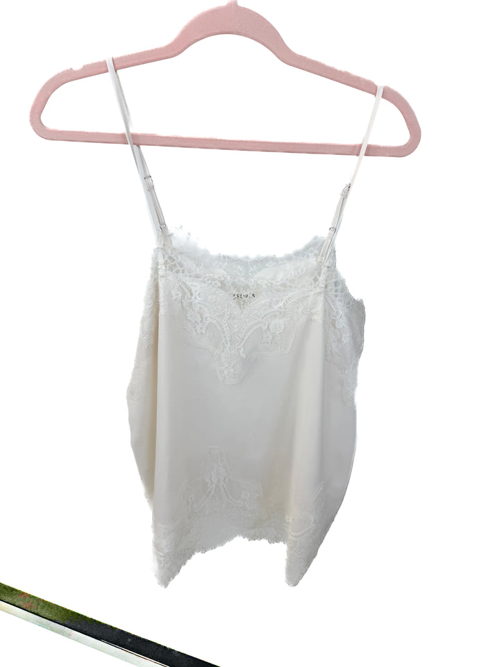storia white lace tank (L)