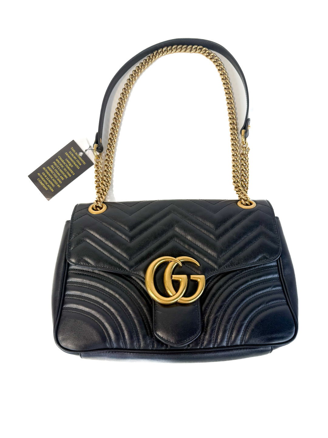 Gucci Marmont Medium GG in Black (retail $2,850)