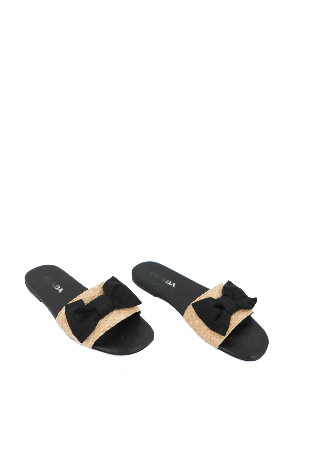 prada bow slip on sandal (39/ US8.5-9; $1,120)