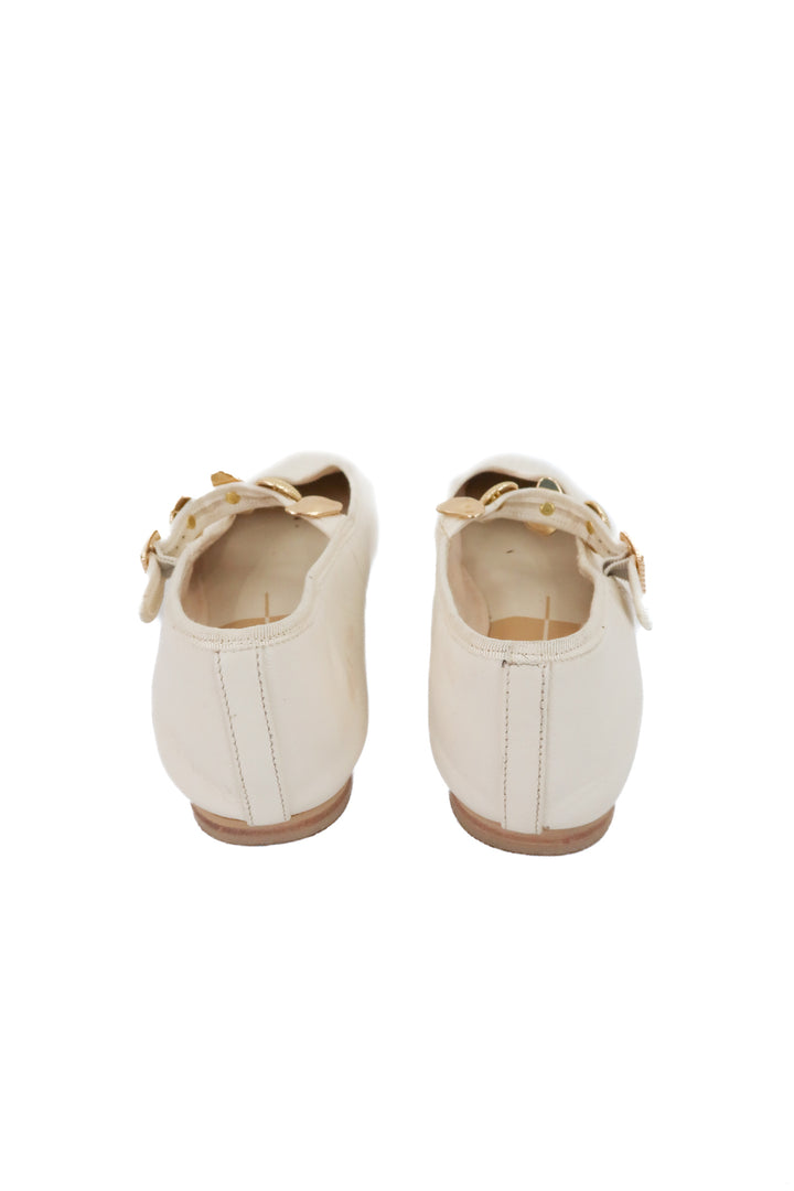 dolce vita cream mary jane flats (9.5)