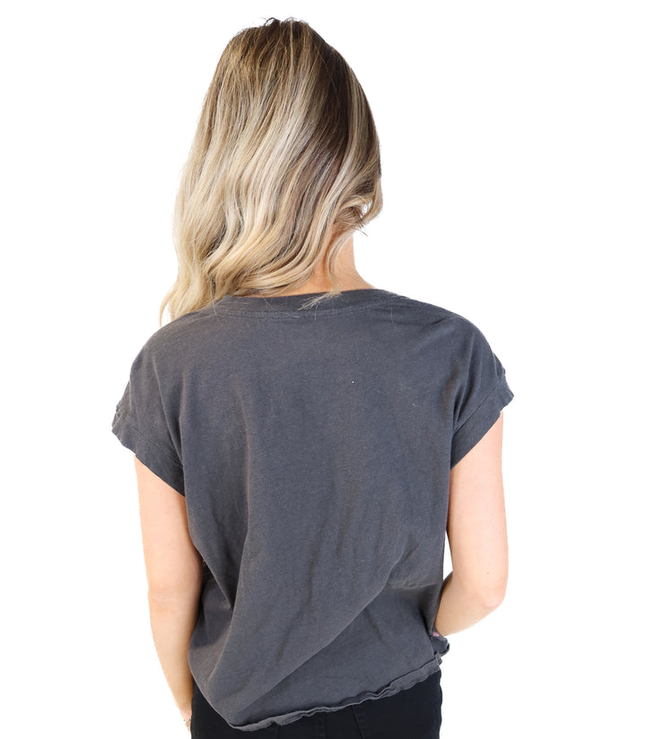 All saints colorful zebra striped tee (xs; retail $79)
