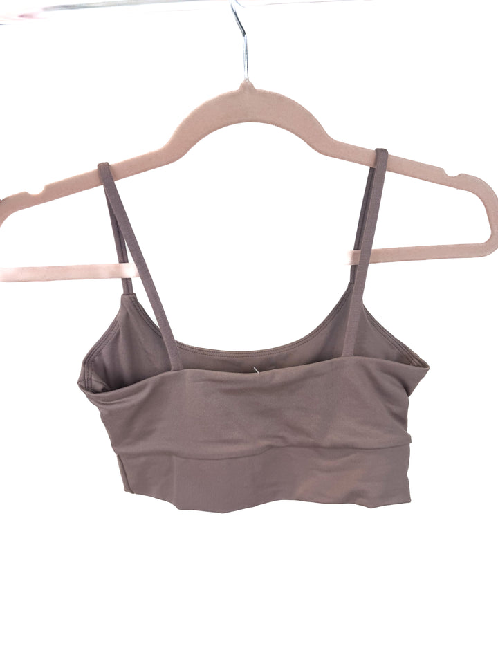tribe kelley taupe bra top (xs; retail $95)