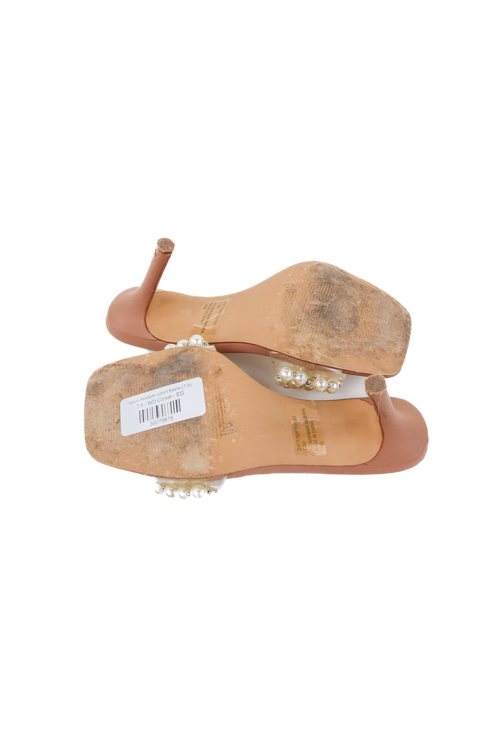 steve madden pearl heels (7.5)