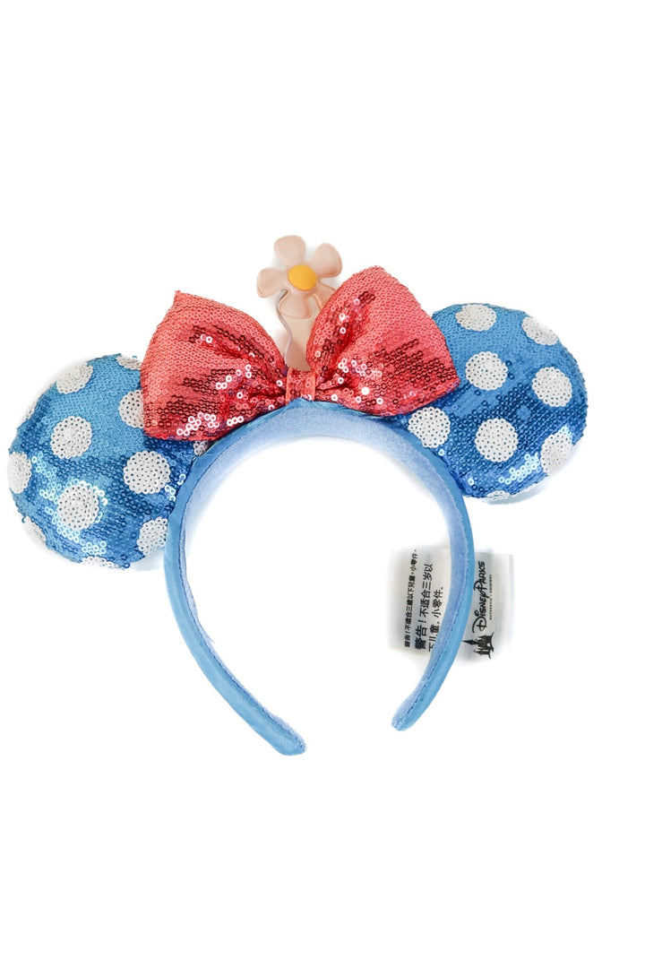 Official disney blue/pink/flower minnie ears