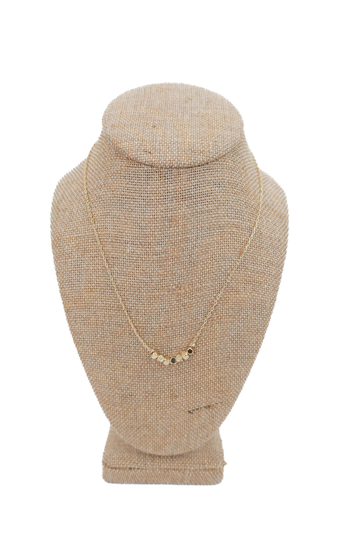 milan chiva gold earring and necklace set (retail $25)