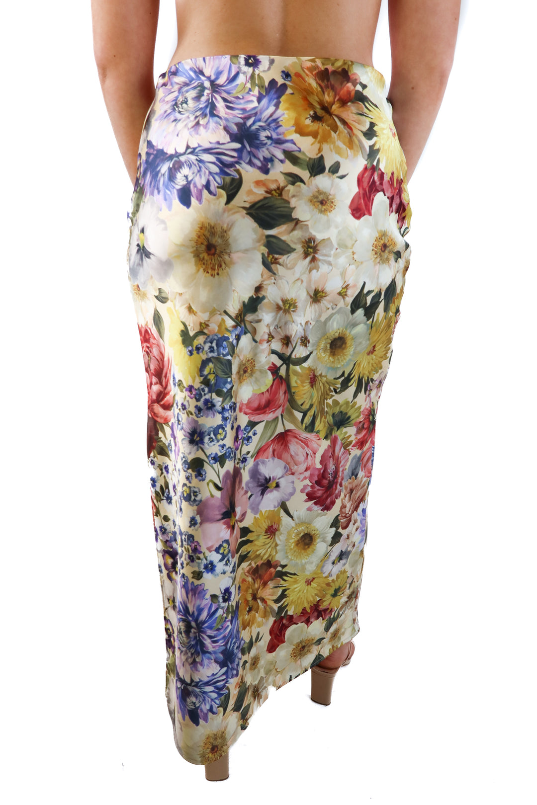 Express Floral Skirt (M; retail $88)