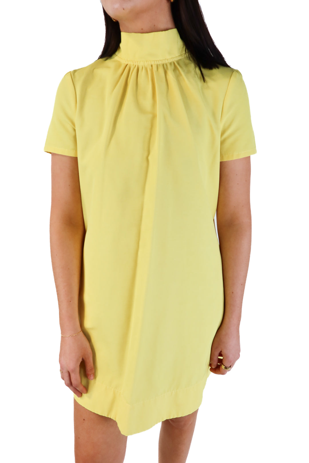 Staud Yellow Mini Dress (M; retail $245)