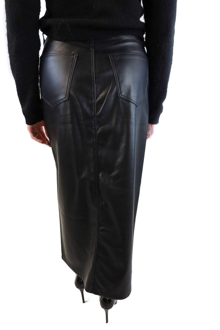 Pistola Vegan Leather Utility skirt (26; retail $168)