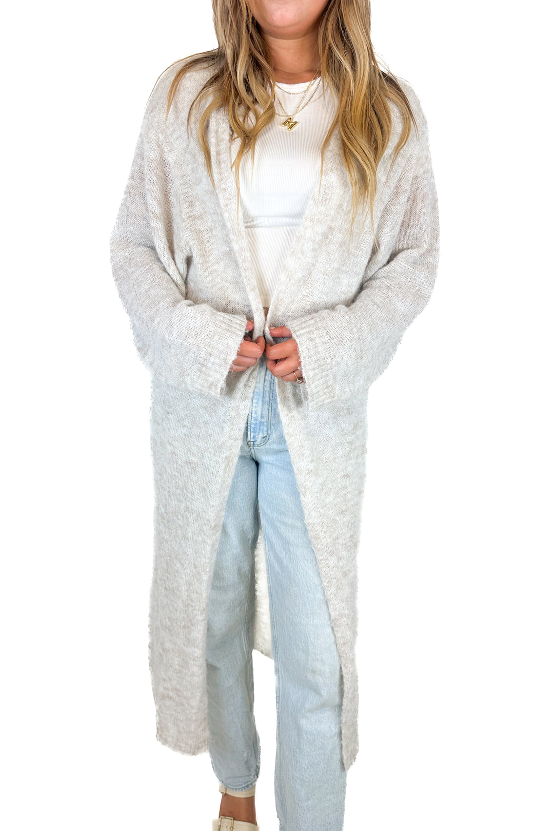 Anthropologie Solid Long Cardigan Sweater (O/S)