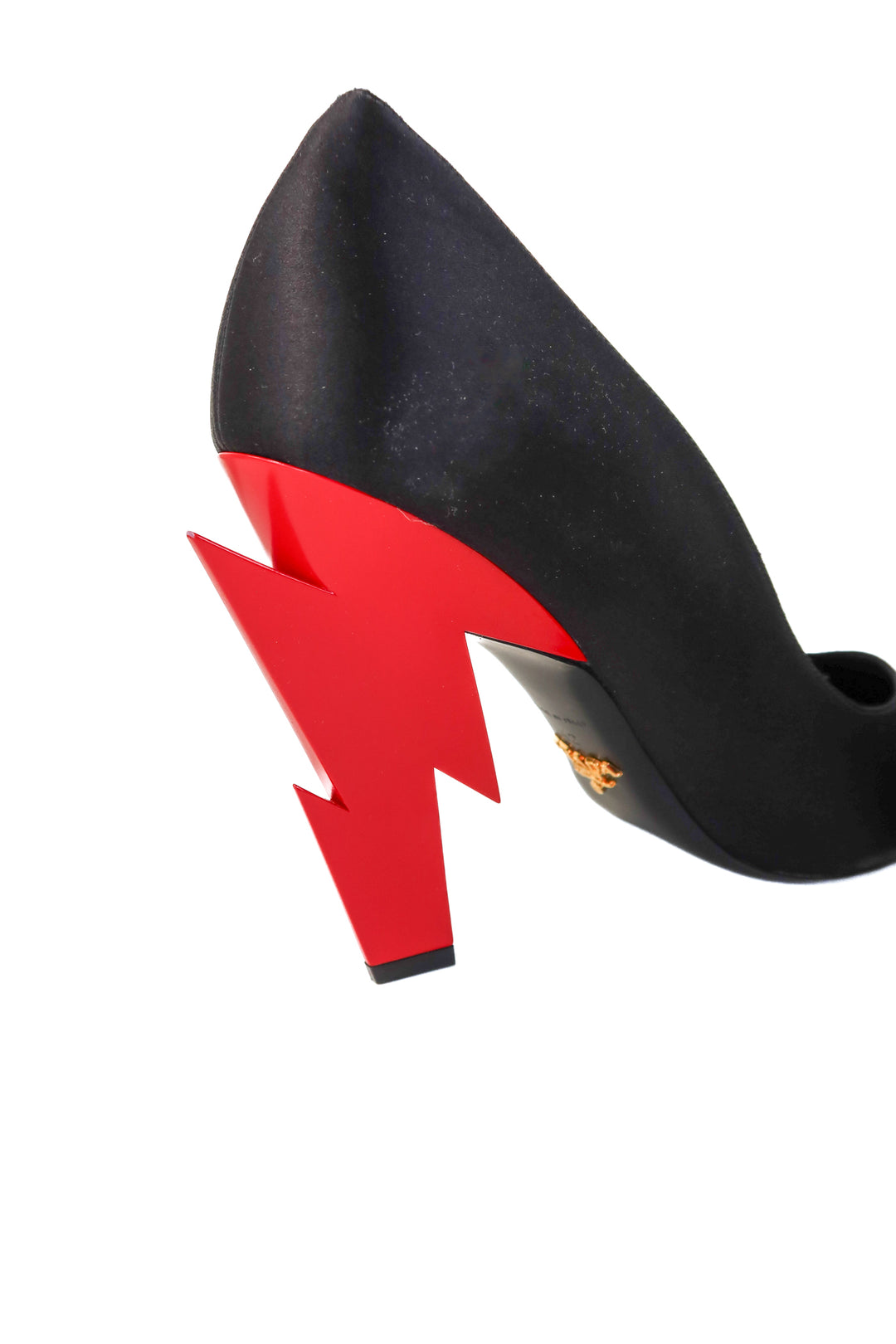 prada lightning bolt heels (42/ US 11-12; retail $950)