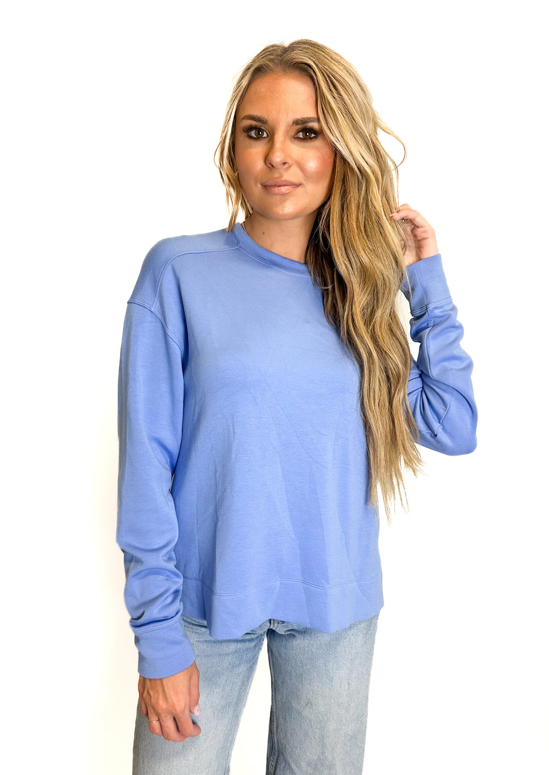 Travis Mathew Periwinkle Sweatshirt NWT (XS; retail $119.95)