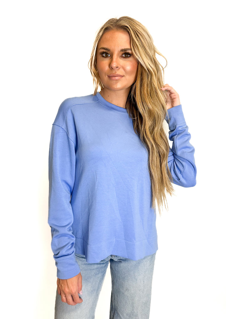 Travis Mathew Periwinkle Sweatshirt NWT (XS; retail $119.95)