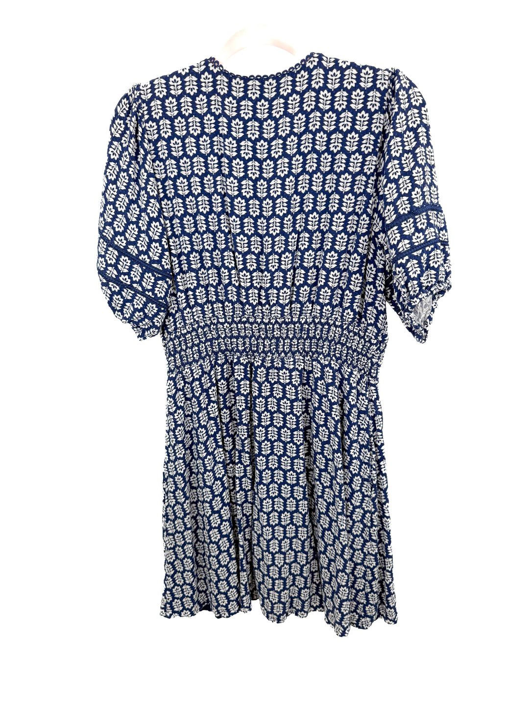 Draper James blue and white dress (L)