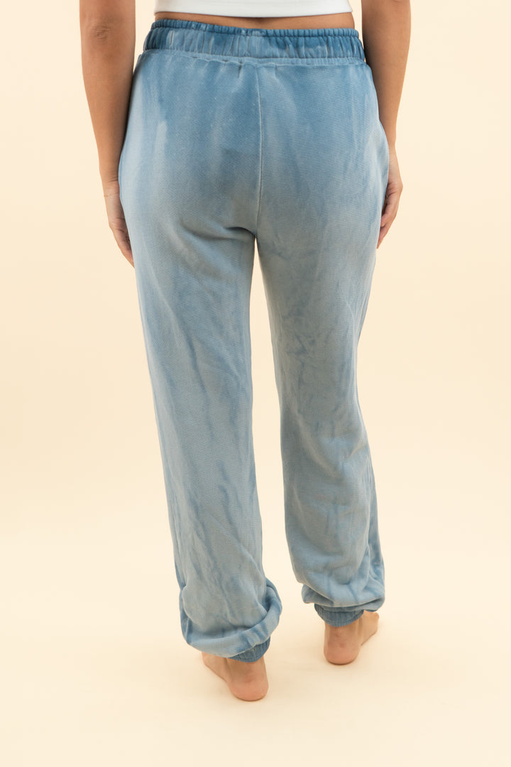 cotton citizen light blue tie dye jogger (s; retail $225)