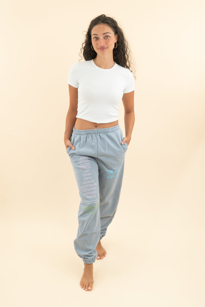 boys lie light blue horoscope signs joggers (m; retail $105)